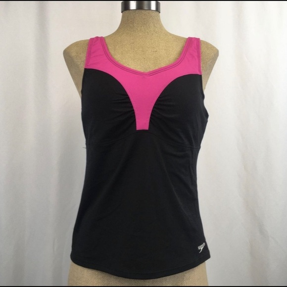 Speedo Fitness Hydro Bra Tankini Top Size 6. NWOT. #0185 - Picture 3 of 7